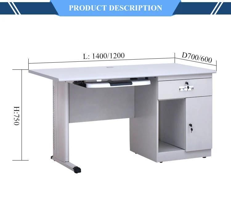 Durable Modern Metal Computer Desk