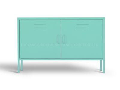 Metal Locker Dresser Storage Cabinets TV Stand Cabinets for Living Room