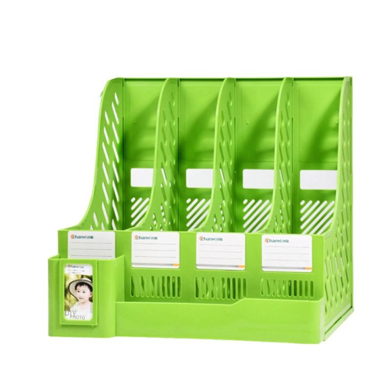 High Quality Hot Sell File Basket Desk Plastic File Rack