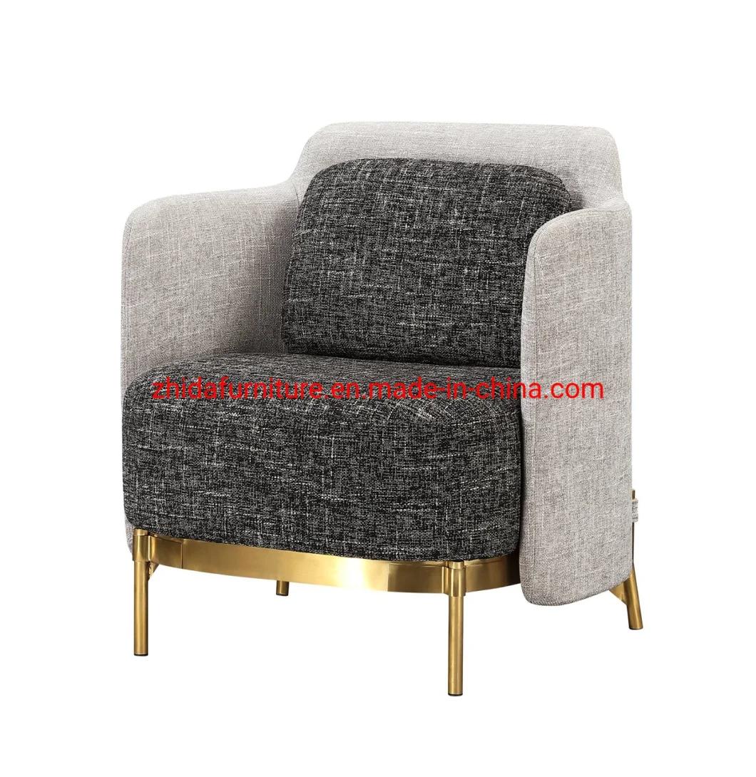 Solid Wood Leg Red Velvet Lobby Reception Area Living Room Chatting Chair