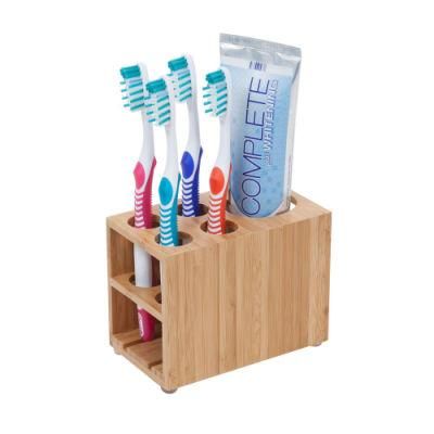 Bamboo Toothbrush and Toothpaste Holder