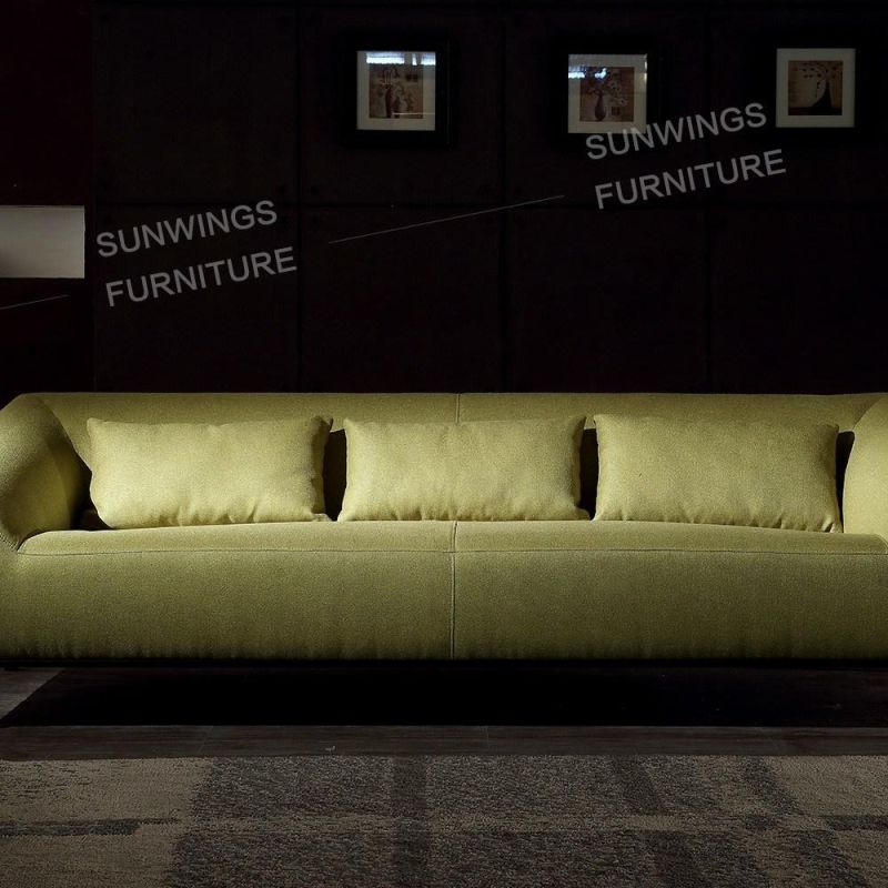 Living Room Modern Sofa Fabric / Leather Sofa