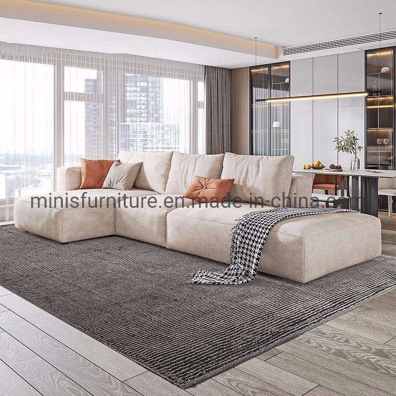 (MN-HSF15) Modern Home Living Room Furniture White Leather 1+2+3 Sofa Set