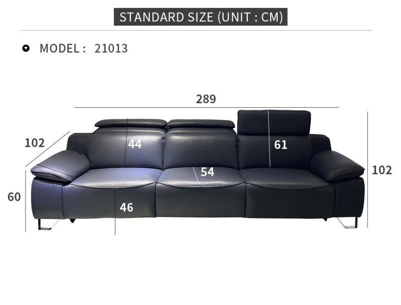 Modern European Style Furniture Set Electric Cinema Leather Power Sectional Reclining Motorized 3 Seater Recliner Sofa