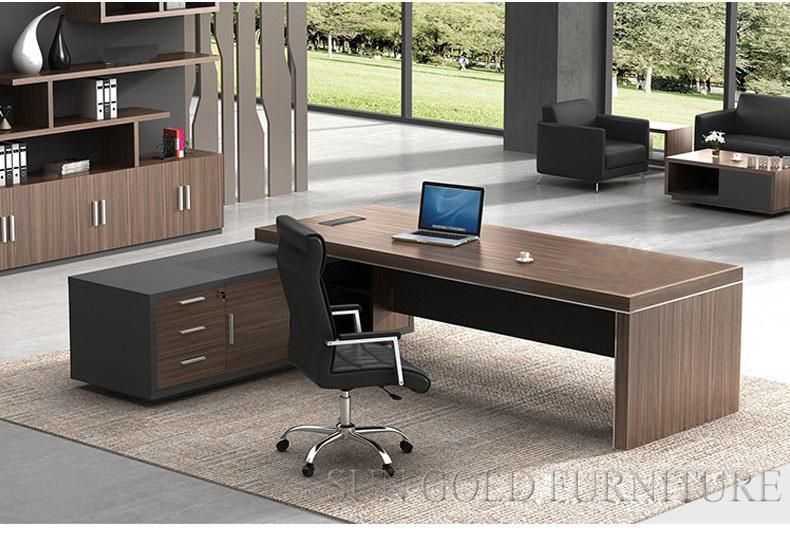 Modern Brown Color Foshan Office Executive Desk Office Furniture