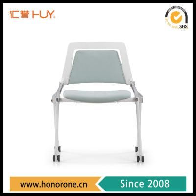 PP Plastic Back Metal Legs Stackable Leisure Chair Office School Meeting Chair