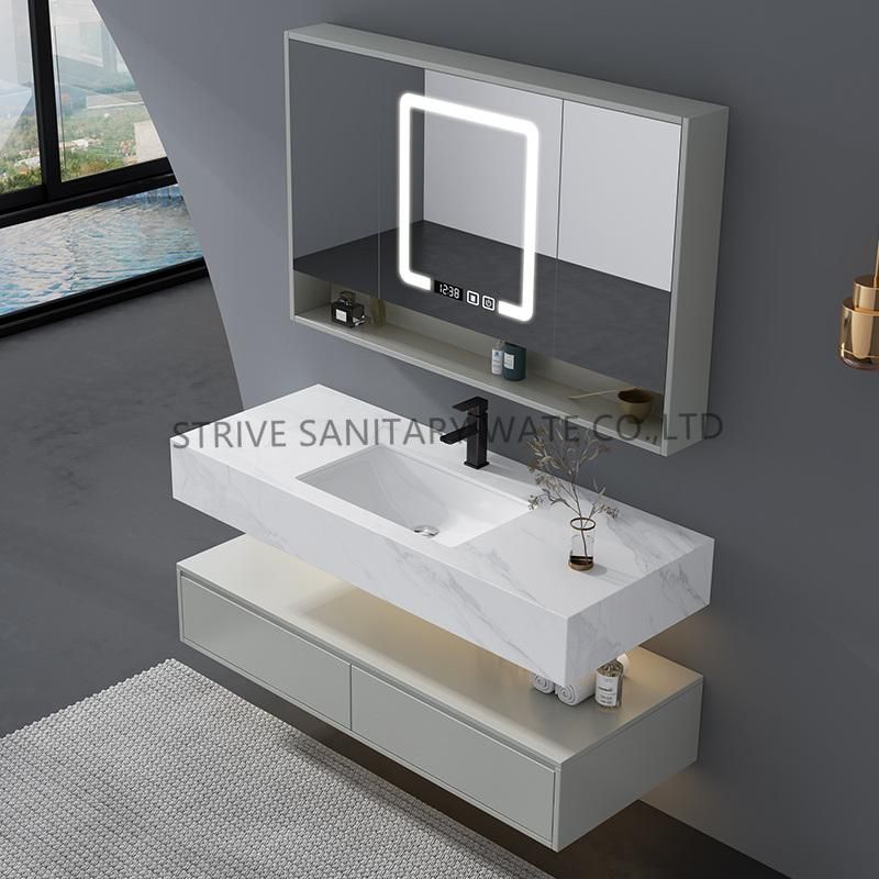 Modern Luxury Wall Cabinet Furniture Bathroom Vanity with Mirror