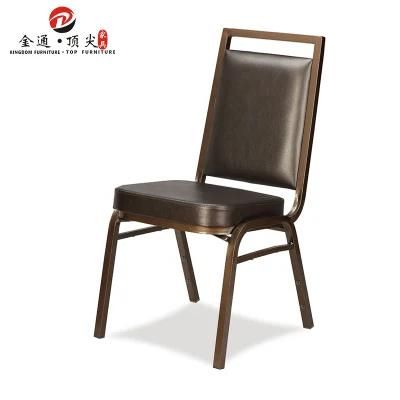 Stacking Red Black Metal Price Steel Banquet Chair Hotel Modern Furniture