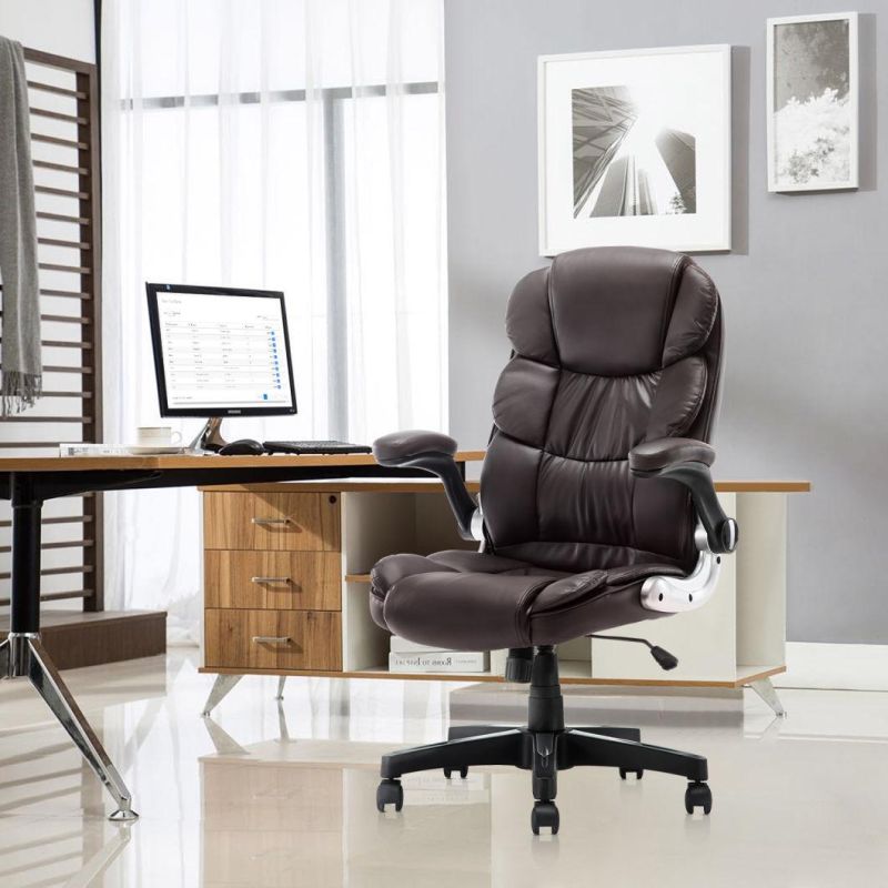 Classic Modern PU/Leather Metal Executive Computer Manager Swivel Meeting Office Visitor Chair