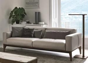 Solid Wood Frame High Density Foam Upholstered Appealing Long Sofa