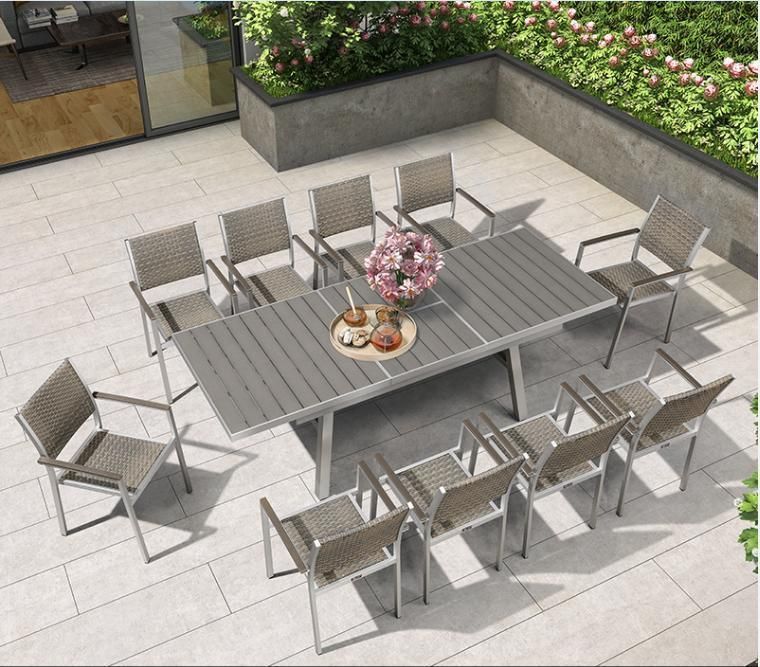 Modern Style Model Outdoor Plastic Wood Waterproof Furniture