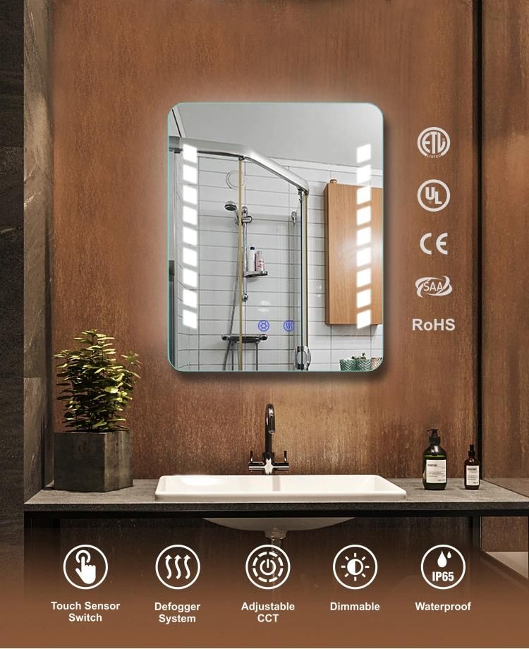 High Definition Wall-Mounted Household Mirror Product LED Bathroom Mirror