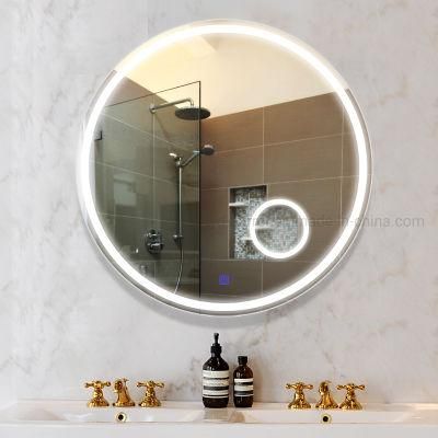 Touch Sensor Round Dressing Table LED Illuminated Mirror