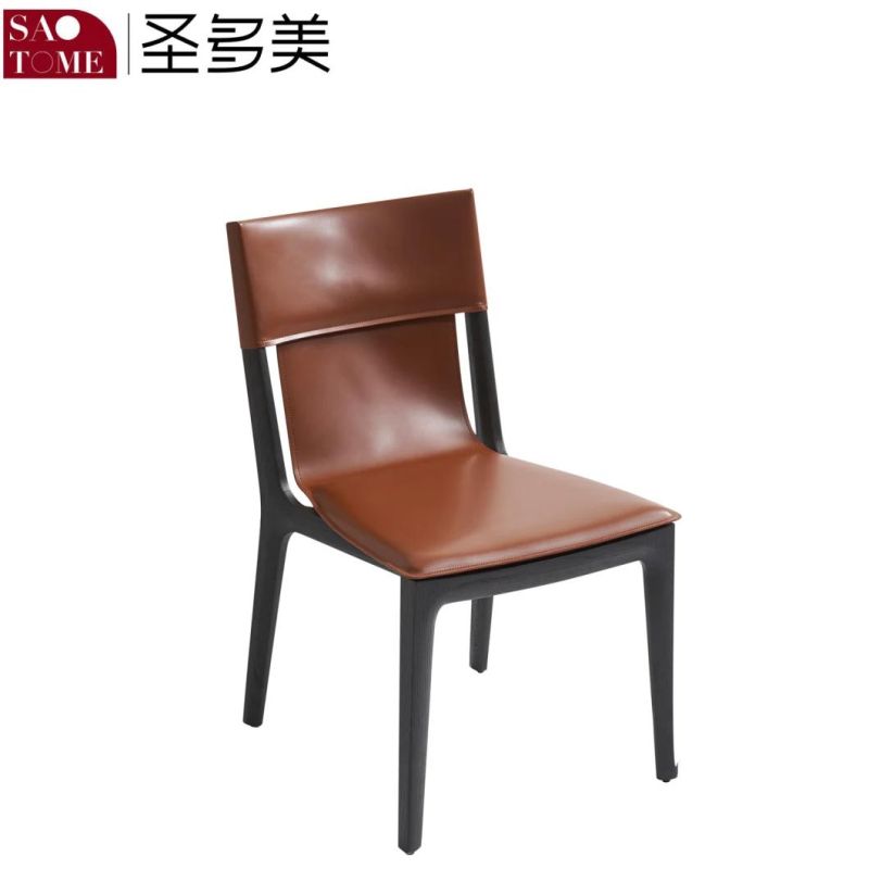 Hot Selling Luxurious and Comfortable Leather Dining Chair