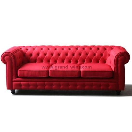 Modern Custom Solid Wood Knockdown Leisure Velvet Chesterfield Sofa 2 Seater