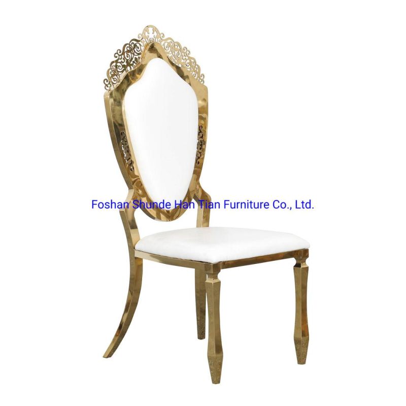 Japan Style Long High Back Hotel Furniture China Ghost Leather Dining Chair for Living Room