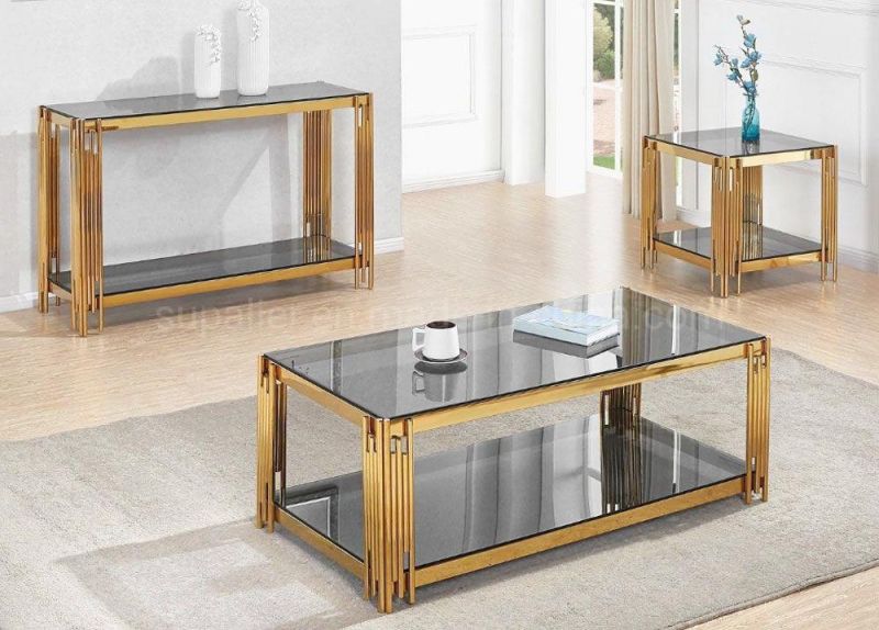 Home Dining Room Kitchen Furniture Stainless Steel Corner Table Console Table