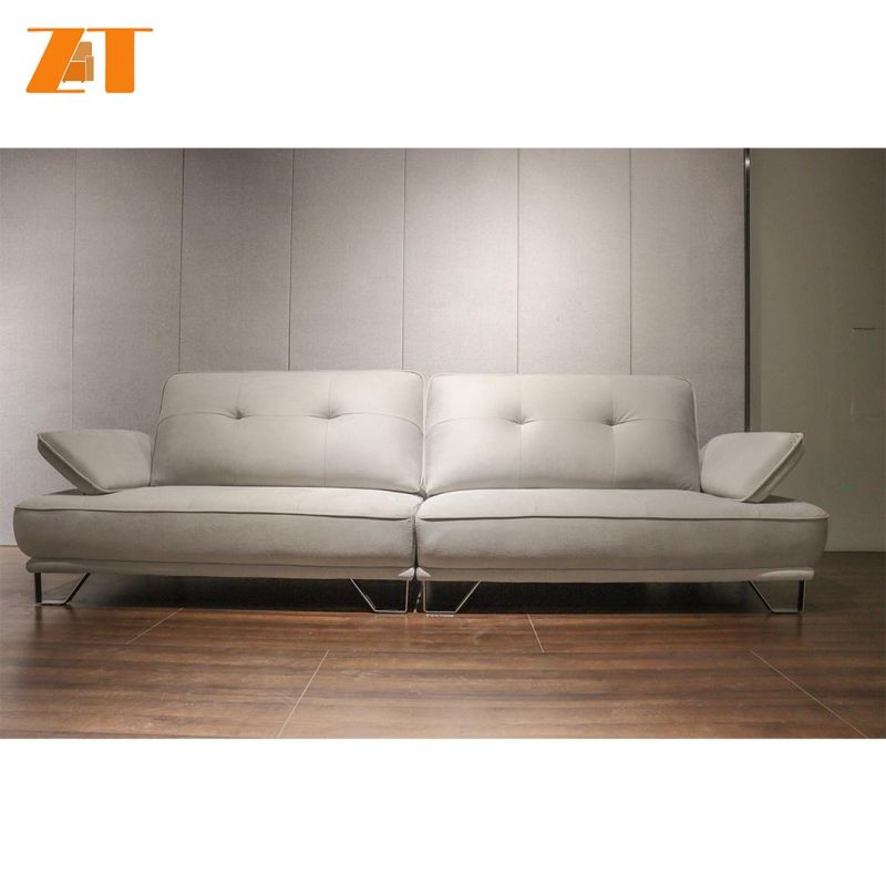 Modern Design Grey Polyester Fabric Recliner Sofa Bed Sofa for Living Room