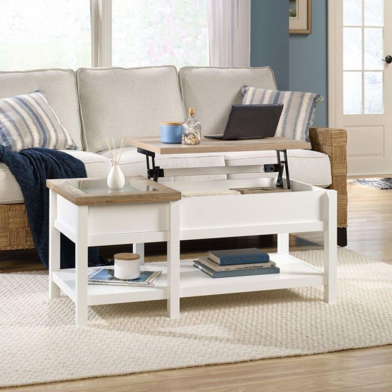 Cottage Road Lift-Top Coffee Table, Soft White Finish