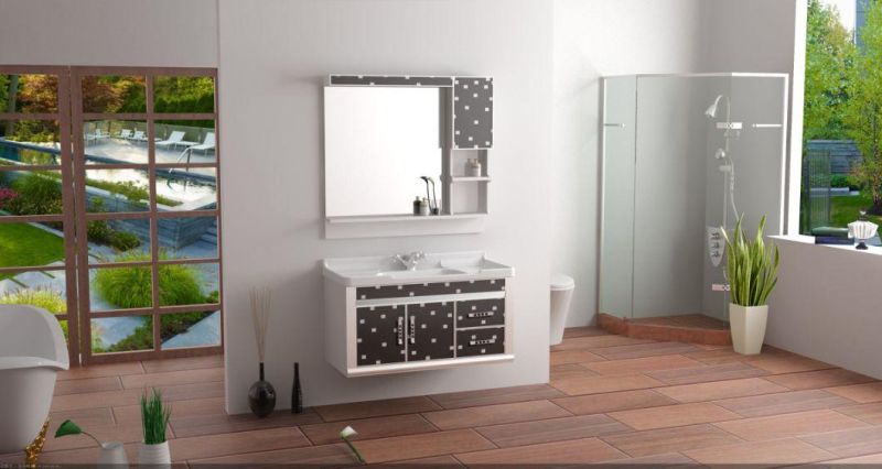 Floor Wall Storage Stainless Steel Metal Hotel Home Bathroom Furniture