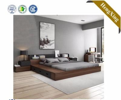 Knock Down Packing Non-Adjustable High Quality Modern Furniture Double Bed