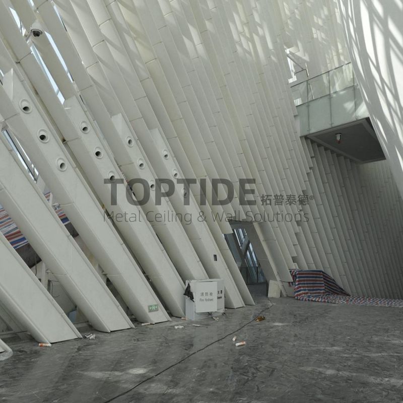 External Sun Louver Cladding Boards Commercial Aluminium Profile Blinds for Windows