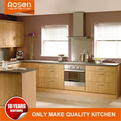 Made in China Modern Wooden Veneer Kitchen Cabinets for Home