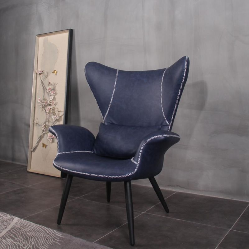 Living Room Furniture Italian Modern Leather Fabric Leisure Contemporary Lesure Chair for Sale