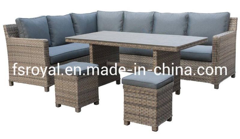 Modern Outdoor Leisure Aluminum Restaurant Set Garden Home Table and Chairs Hotel Dining Furniture