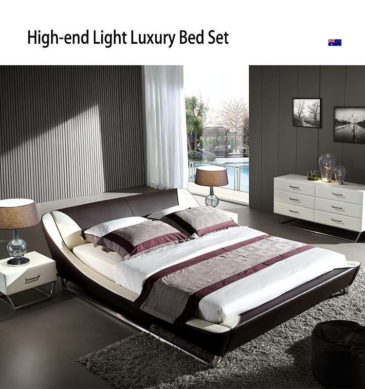 China Wholesale Home Furniture Bedroom Bed Set King Size Bed Single Bed for Home Gc1622