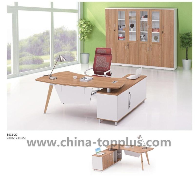 Wood Legs Modern Office Table Excutive Desk Office Furniture (M-T1813)