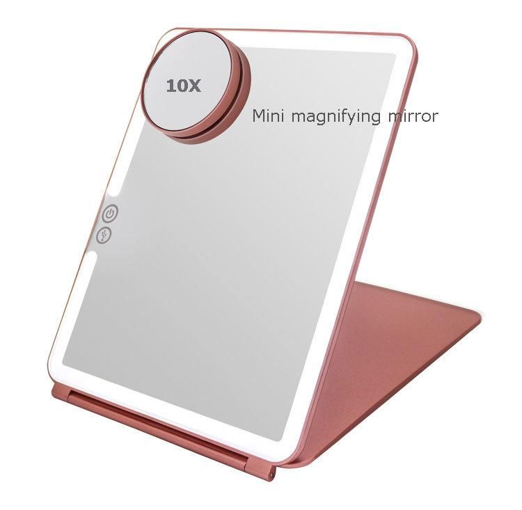 Super Slim Foldable LED Products Home Decoration LED Make up Mirror with Touch Sensor