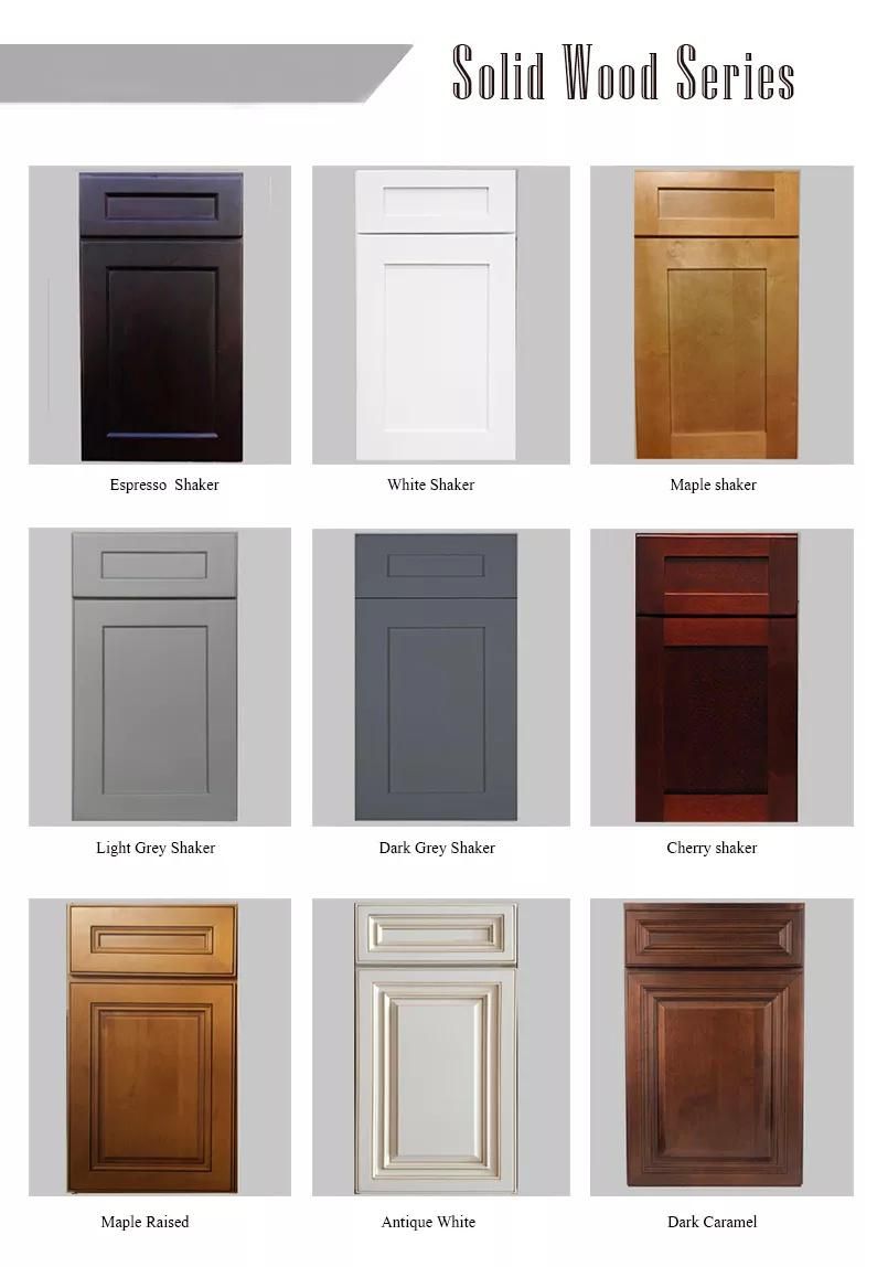 Chinese Suppliers Modern Solid Wood Kitchen Cabinet