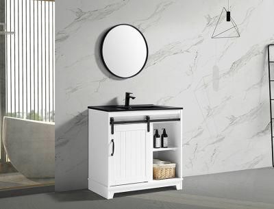 High Quality Floor Mounted New Goldea Hangzhou Vanity Basin Mirror Bathroom Cabinet