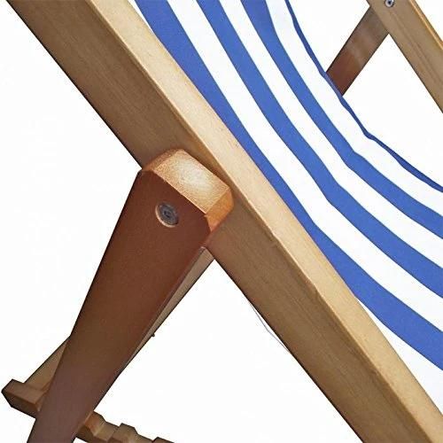 Beech Wood Foldable Wooden Beach Deck Chair Frame