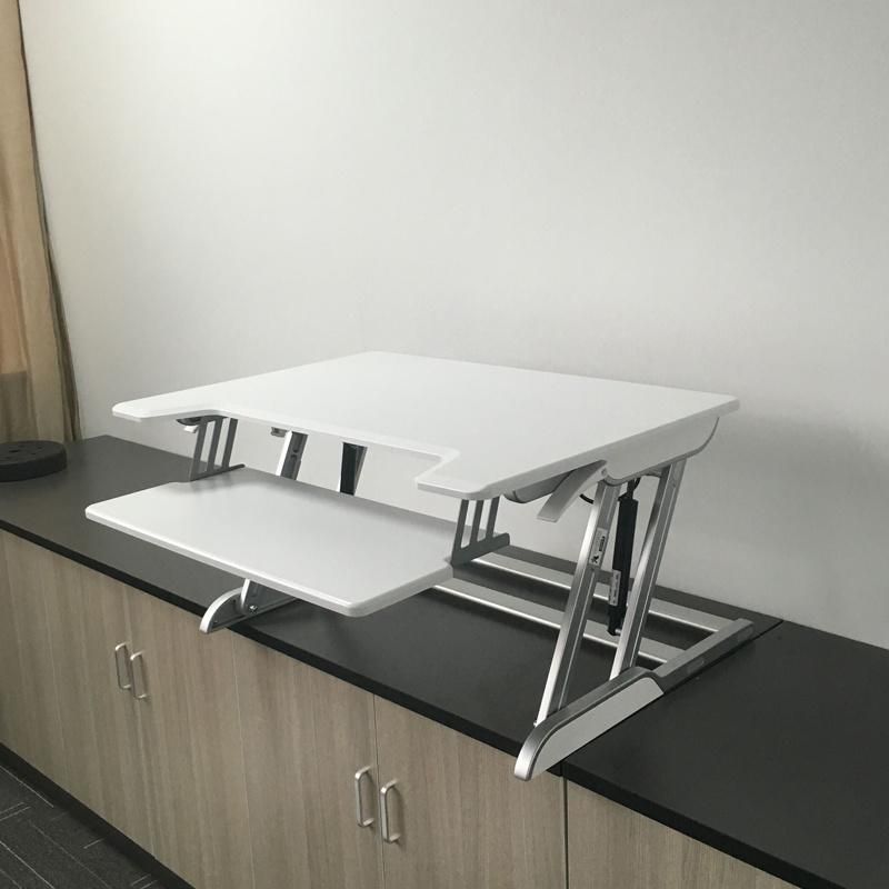 Sit and Standing Riser Desk Electric Height Adjustable Computer Desk