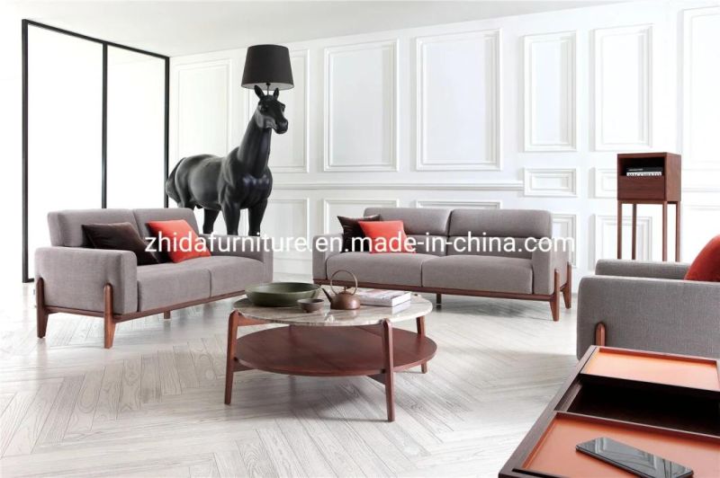 Chinese Home Reception Solid Wood Frame Living Room Sofa