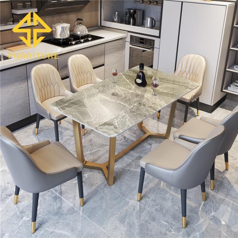 Modern Luxury Dining Furniture Modern Dining Table 6/8 Chair Set