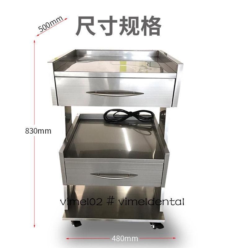 Mobile Stainless Steel Dental Cabinet Modern Medical Hospital Clinic Furniture