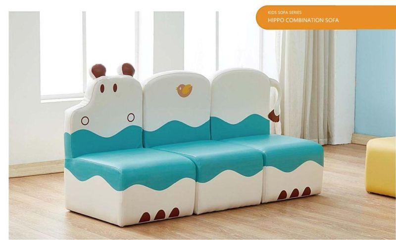 Hot Sale Nursery School New Design Cartoon Shaped Sofa, Toddler Cartoon Seating Sofa, Children Furniture Sofa, Day Care Center Sofa