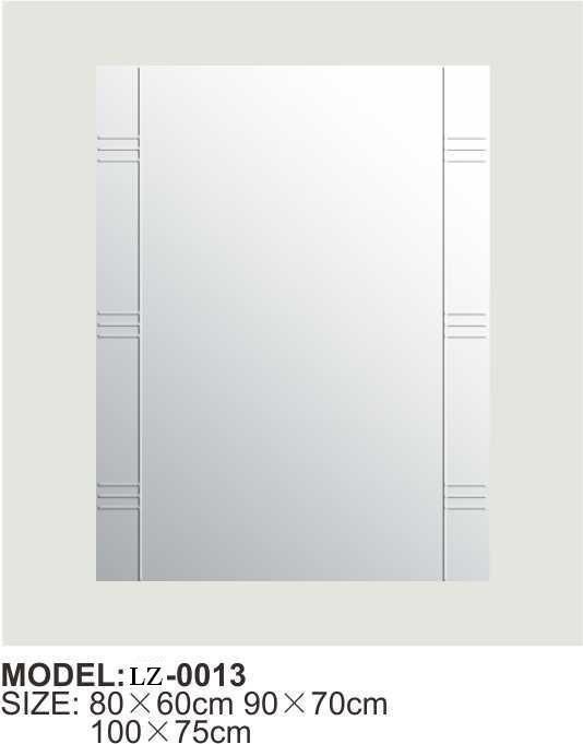 Rectangle Simple Waterproof Bathroom Sliver Mirror Wholesale