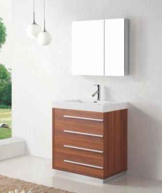 Modern Style Hot Selling Teak Vanity with Mirror Medicine Cabinet Bathroom Furniture Vanities