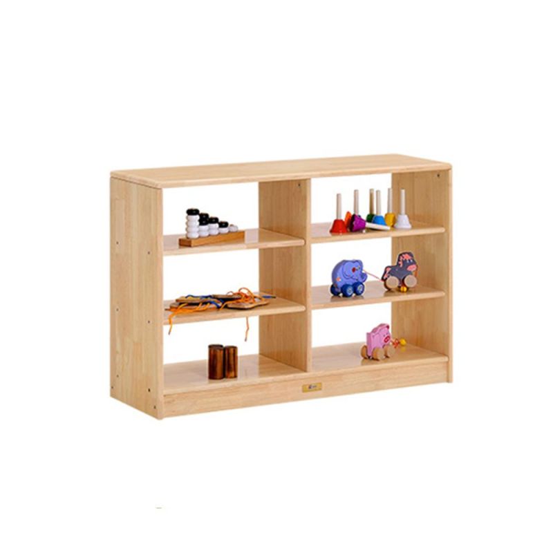 Kindergarten Kids Toy Storage Cabinet, Storage Wooden Rack and Cabinet, Children Care Center Furniture, Playroom Furniture Toy Cabinet, Baby Display Cabinet