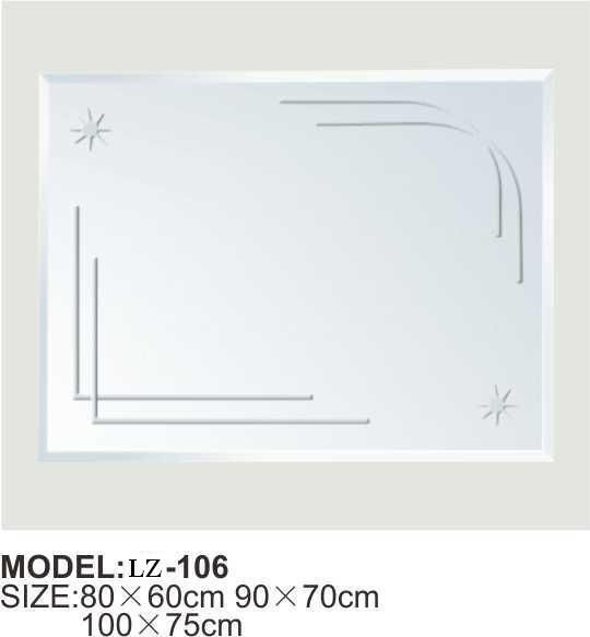 Popular Bathroom Makeup Rectangle Mirror (LZ-113)