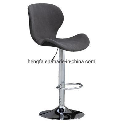 Restaurant Durability Stainless Steel Frame Metal Base Furniture Bar Chairs