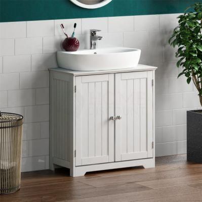 Bathroom Sink Cabinet Under Basin Unit Cupboard Storage Furniture White