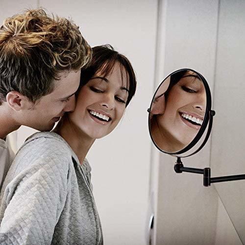 Home Hotel Decor Bathroom Wall Mounted Arm Magnifying Makeup Mirror for Hotel Guest Room