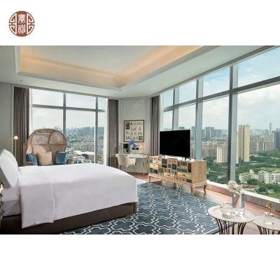 Modern Solid Wood Luxury Hotel Bedroom Set Furniture