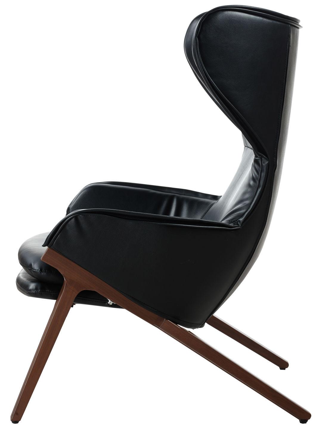 Luxury Modern Hotel Ergonomic Lounge Chair with Ottoman