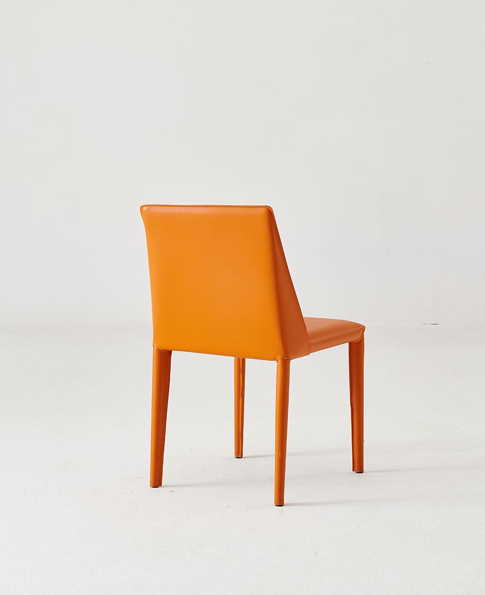 Office Restaurant Furniture Orange Coffee Chair Dining Chair